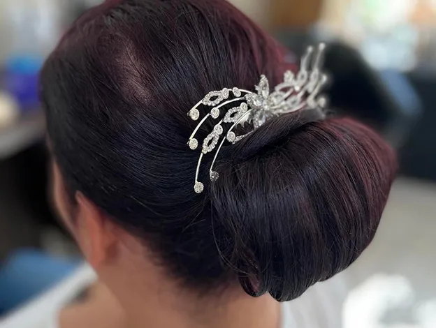 chigon mariage à Chambray-lès-Tours près de Tours en Indre-et-Loire 37